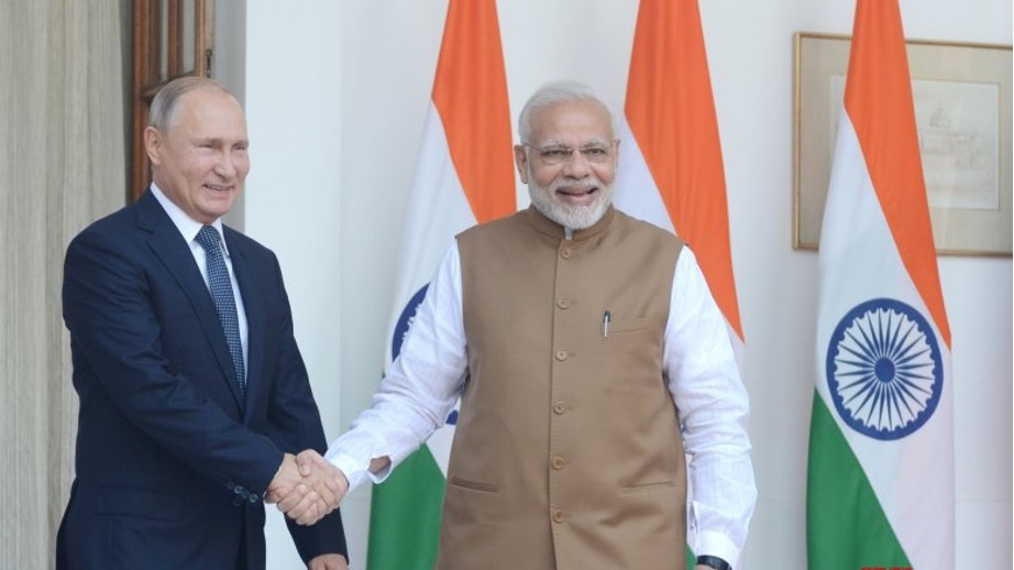 PM Modi stared Vladimir Putin