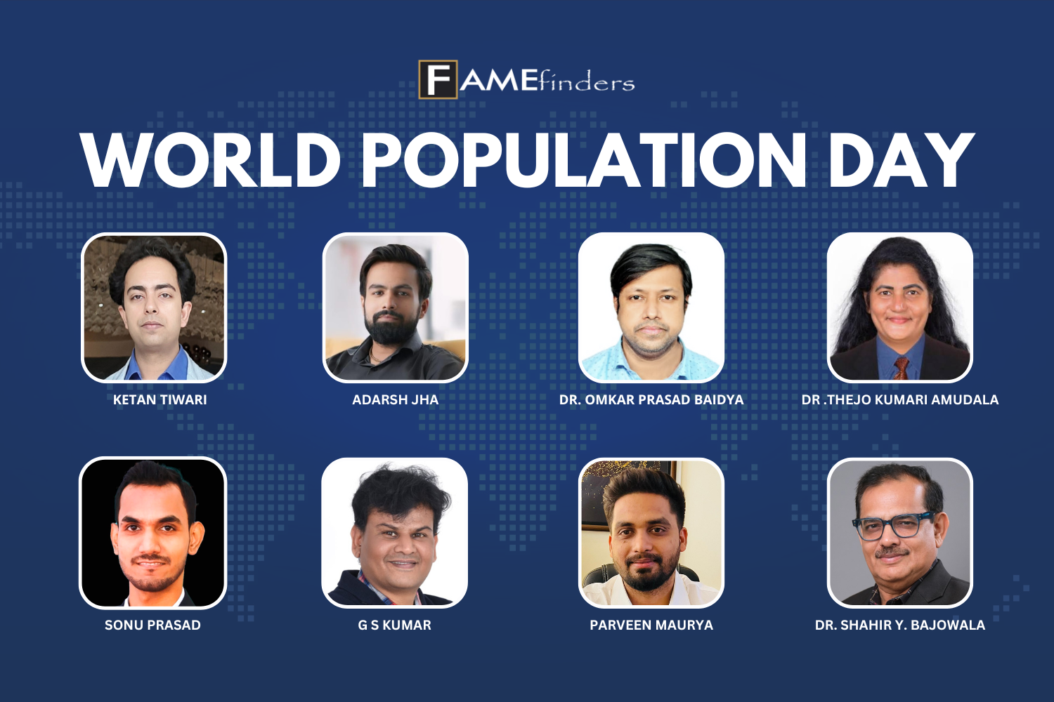 World Population Day Fame Finders