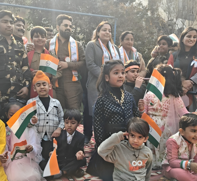 RWA Prasad Nagar MIG Flats Celebrates Republic Day